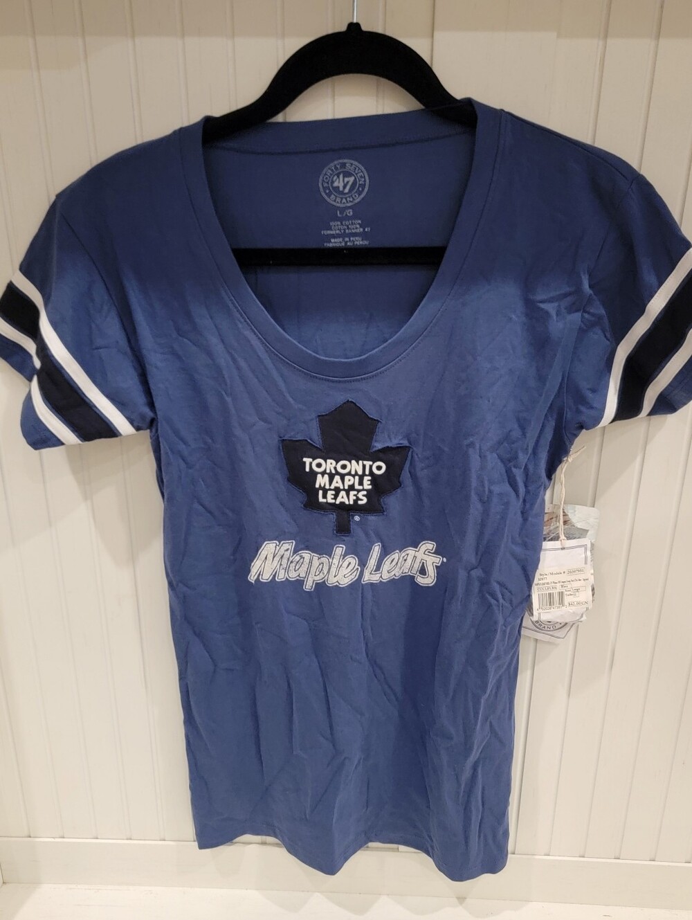 47 Women's Blue Toronto Maple Leafs Scoop Neck Tee